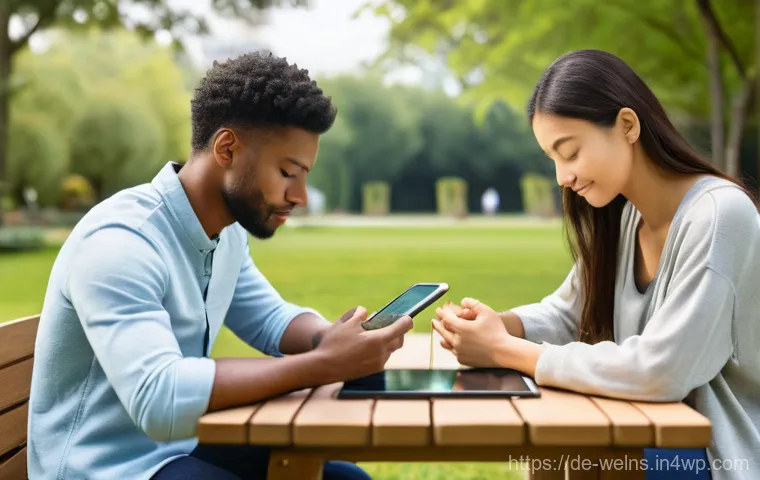 온라인 커뮤니티와 웰니스  집단의 힘 - **Prompt:** A serene, modern living space during a calm morning. A young adult woman, fully clothed ...